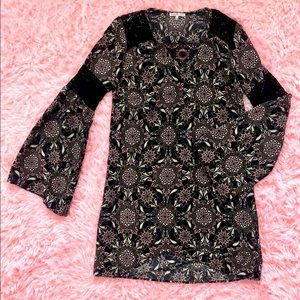 Charlotte Russe bell sleeve dress